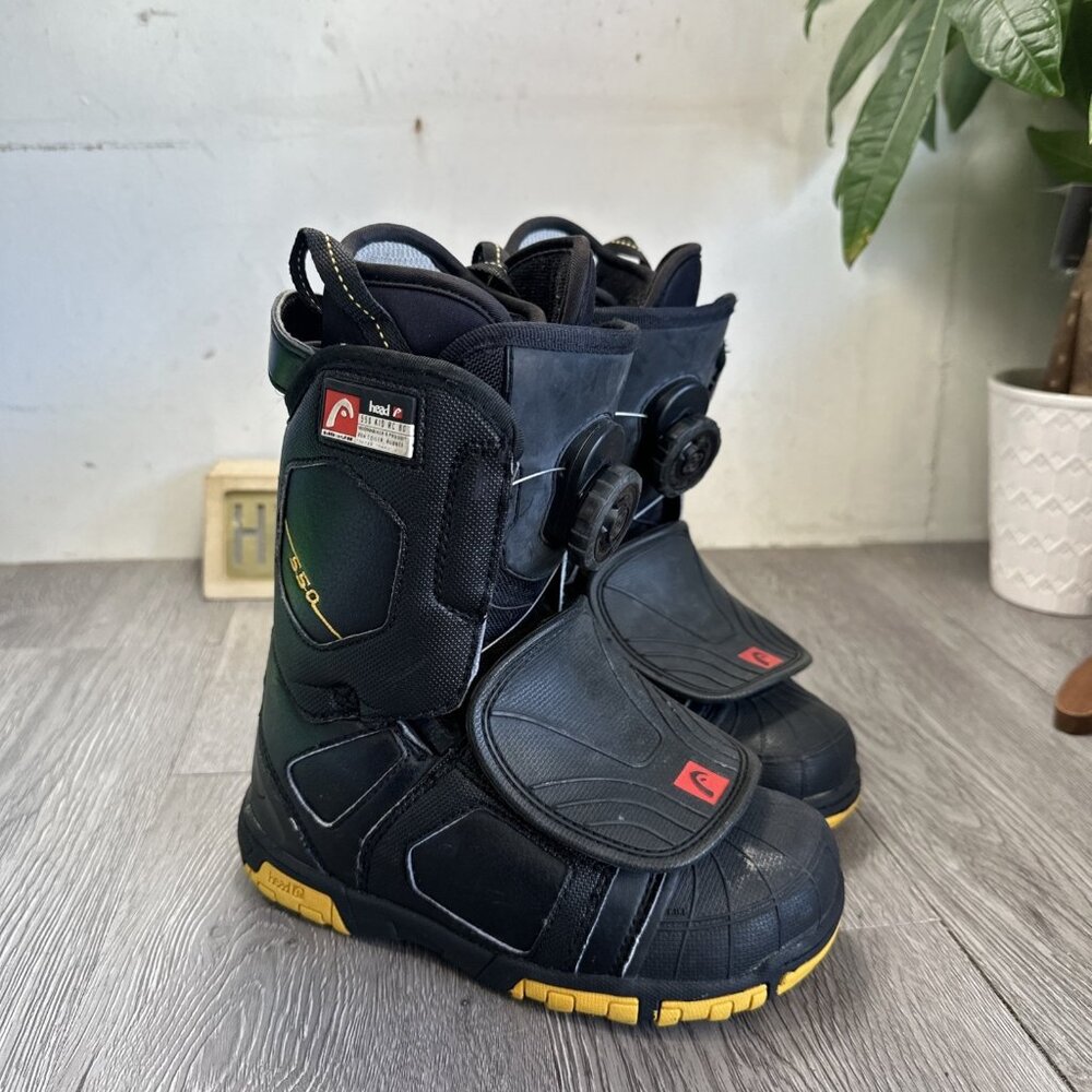 HEAD Moonwalker 550  Black Snowboard Boots Youth Size Mondo 19.5
